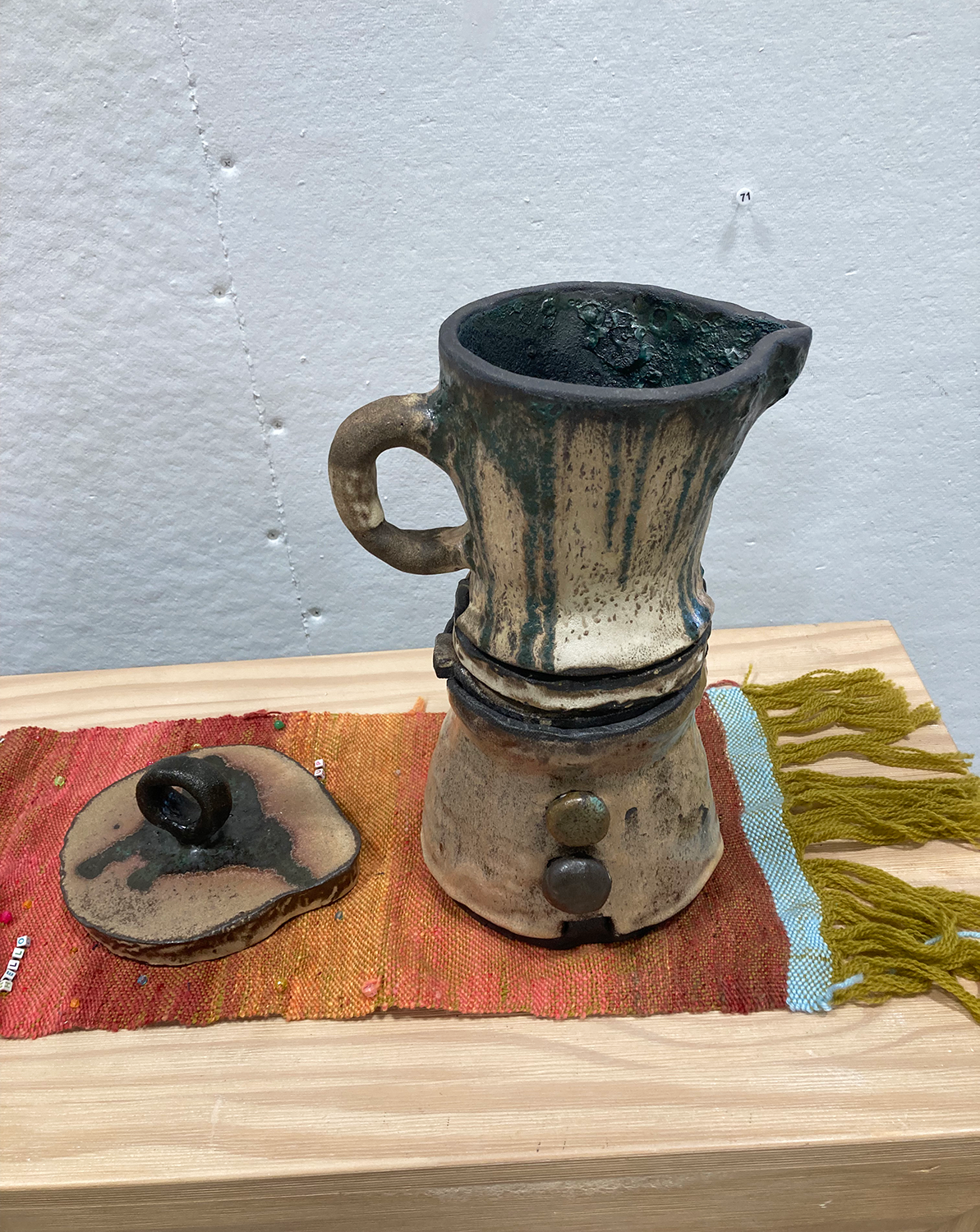 Ceramic kettle by Alice Bian