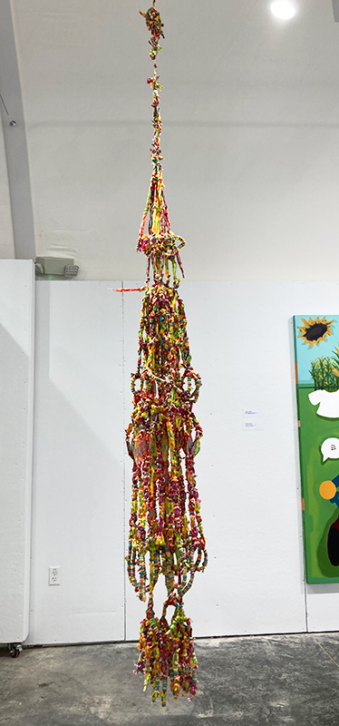 Cuiyuanxiu Chen Senior Exhibition 2024 fruit loops chandelier 