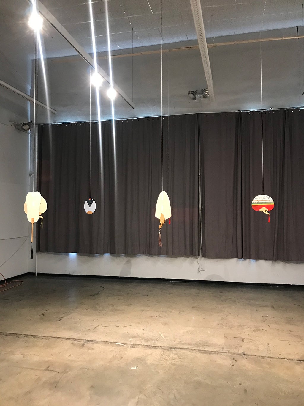 Image of various fans (pieces of work).
