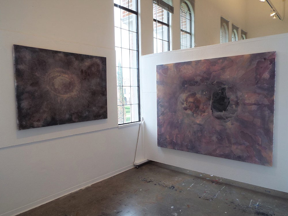 Installation shot of work