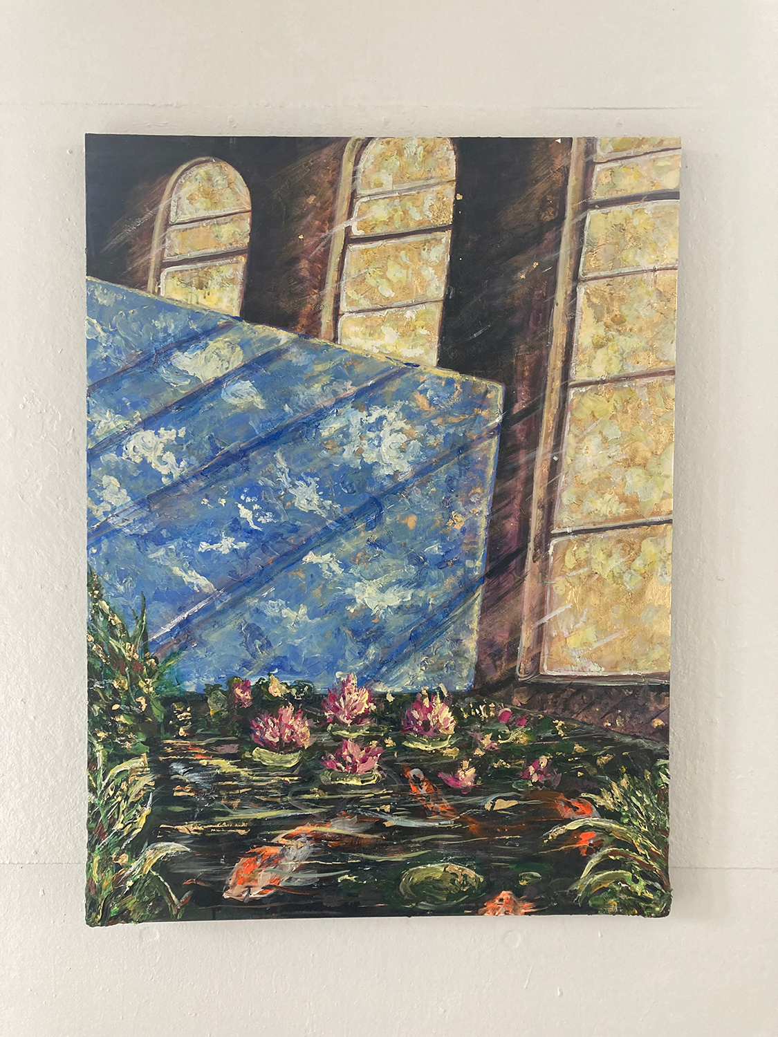 'The Pond' painting by Lorelei Dearing