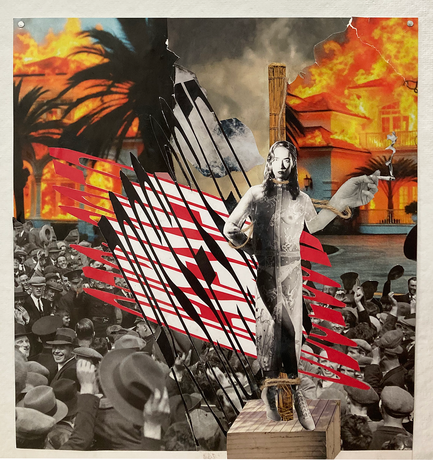Magazine images collage 