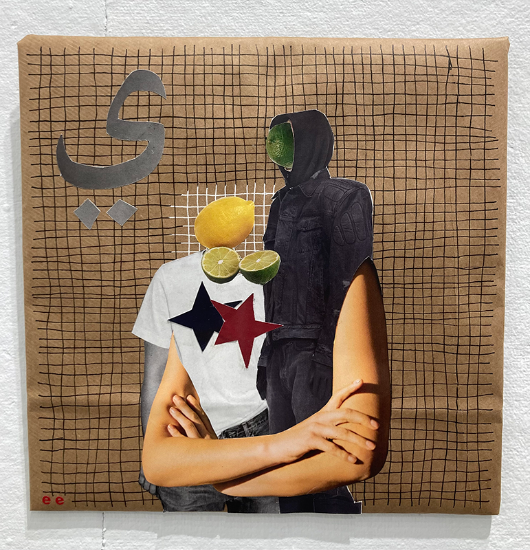 Collage by Deema Beram senior exhibition 2024
