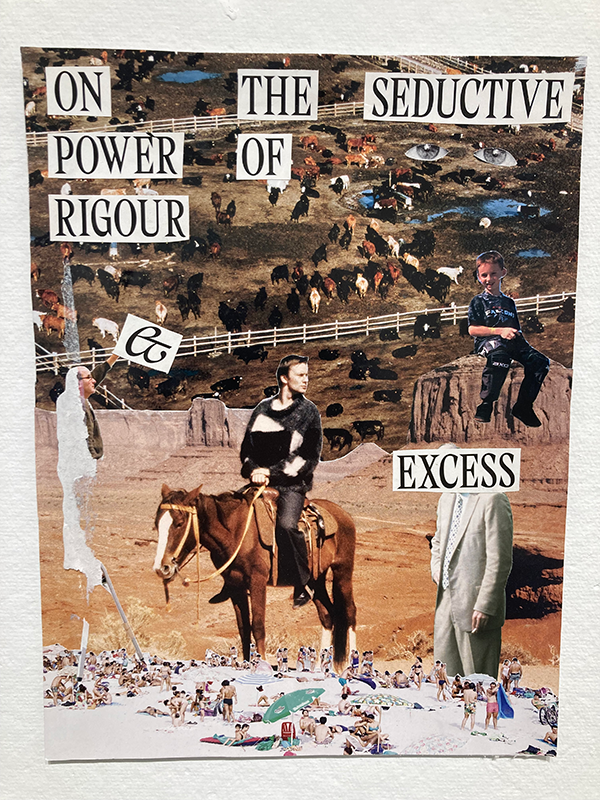Collage by Deema Beram senior exhibition 2024